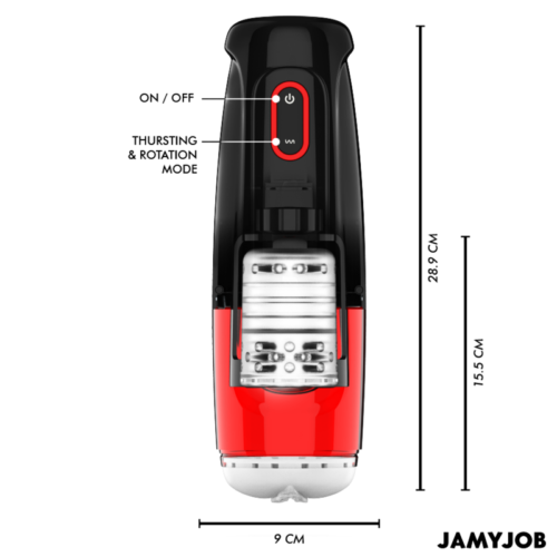 JAMYJOB - STORM AUTOMATIC VAGINA MASTURBATOR 10 ROTATION AND THRUST MODES - Image 4