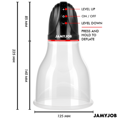 JAMYJOB - XPAND LITE AUTOMATIC TESTIC PUMP 3 SUCTION LEVELS GREY - Bild 4