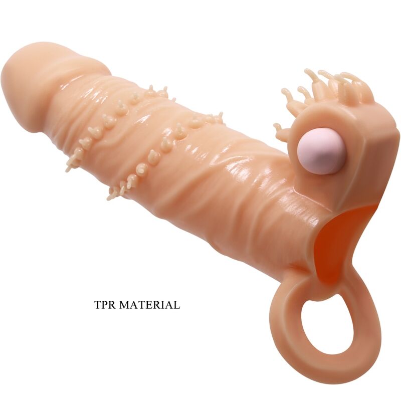 PRETTY LOVE - CONNOR PENIS SLEEVE + CLITORIS STIMULATOR FLESH - Image 3