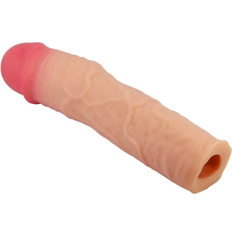 PRETTY LOVE - STEVENSON PENIS SLEEVE WITH 7.6 CM EXTENSION FLESH - Bild 3