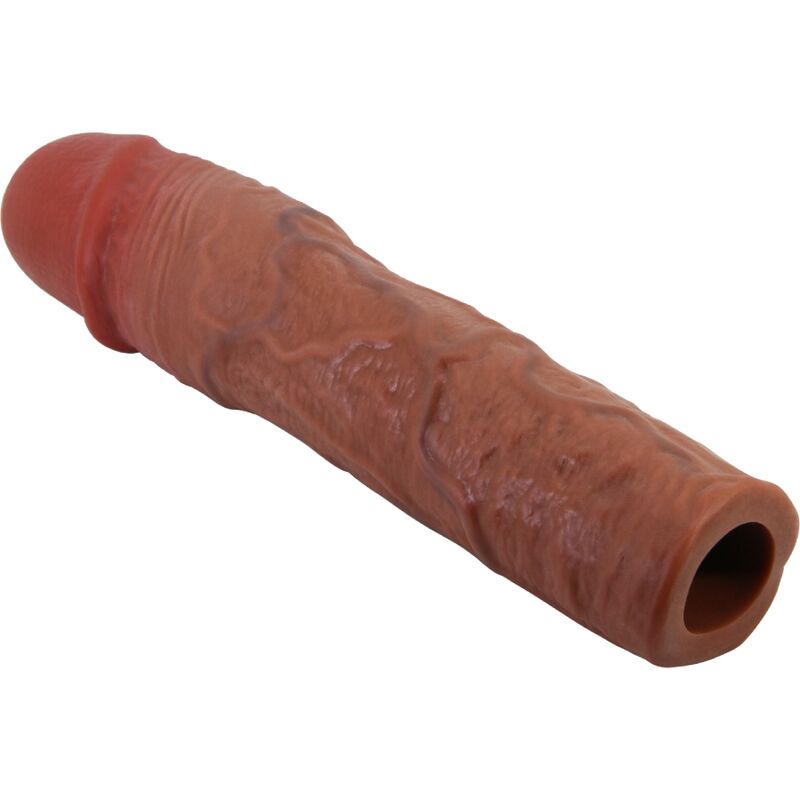 PRETTY LOVE - STEVENSON PENIS SLEEVE WITH 7.6 CM EXTENSION MULATTO - Image 3
