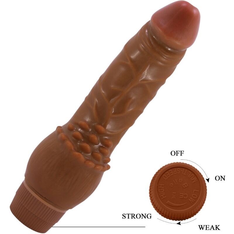BAILE - BARBARA REALISTIC VIBRATOR 19.5 CM MULATTO - Image 3