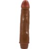 Baile Dwarf – multifunktionell vibrator, 21 cm, mörk ton