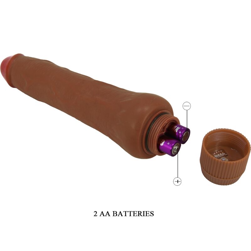 BAILE - DRYAD REALISTIC VIBRATOR 25 CM MULATTO - Image 3