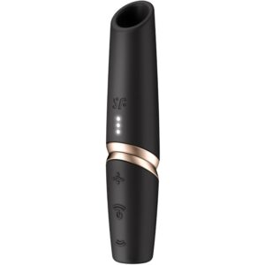 SATISFYER Perfect Kiss Wave klitorisstimulator svart och guld