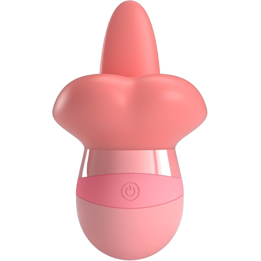 PRETTY LOVE - KYLEE TONGUE CLITORIS STIMULATOR 10 VIBRATIONS NUDE PINK - Image 2