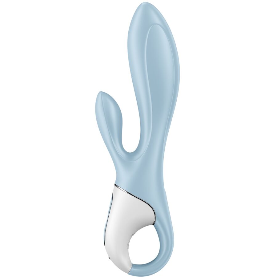 SATISFYER - AIR PUMP BUNNY 1 INFLATABLE RABBIT VIBRATOR BLUE - Image 3