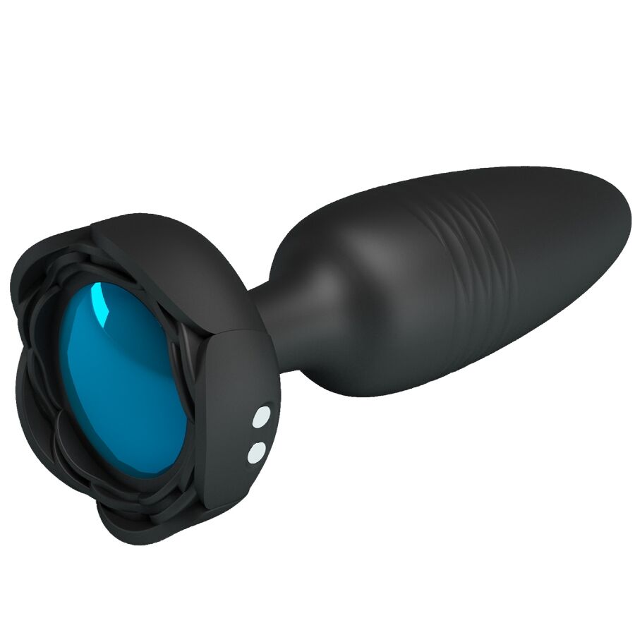 PRETTY LOVE - TARION ANAL PLUG WITH LED LIGHT BLACK 12.5 CM - Image 2