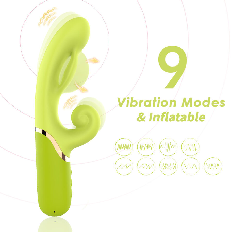 ARMONY - INFLABE POINT A TO STIMULATOR VIBRATOR GREEN - Bild 3