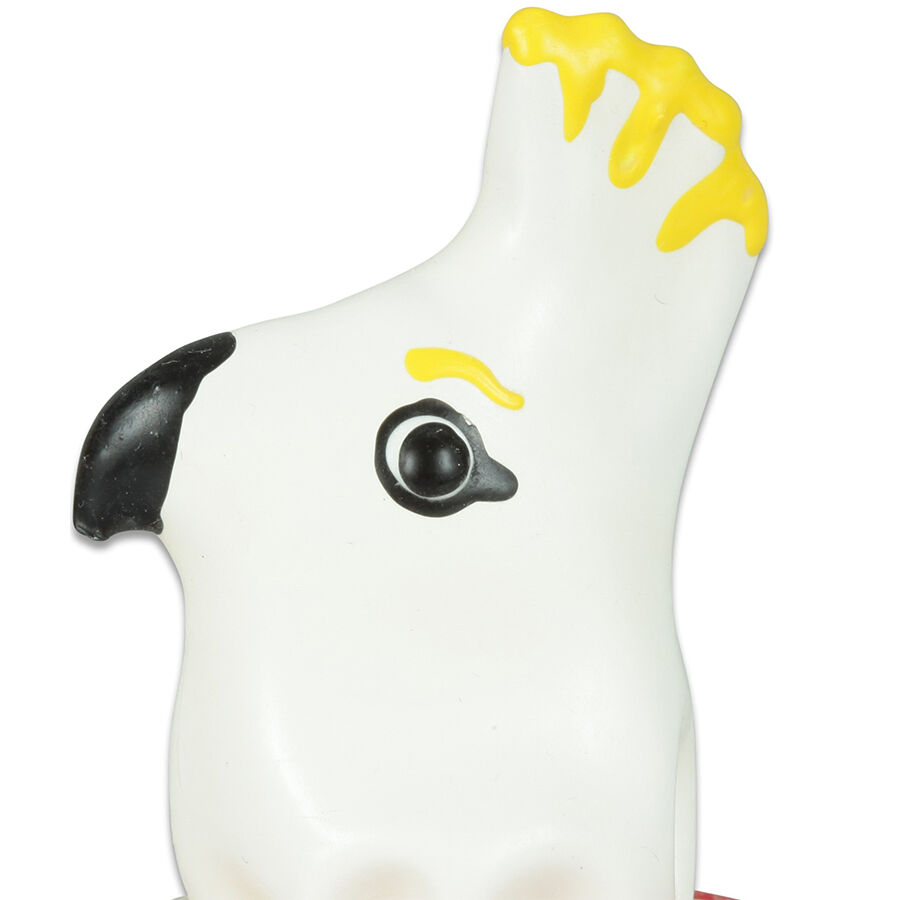 CONDOMERIE - HANDPAINTED NOVELTY CONDOMS PARROT WHITE - Image 3