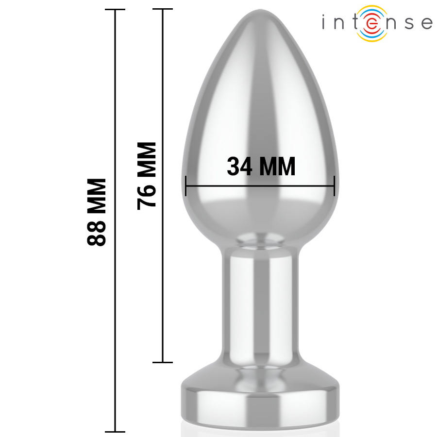 INTENSE - ANAL PLUG 10 VIBRATIONS METAL WITH REMOTE CONTROL M - Bild 3
