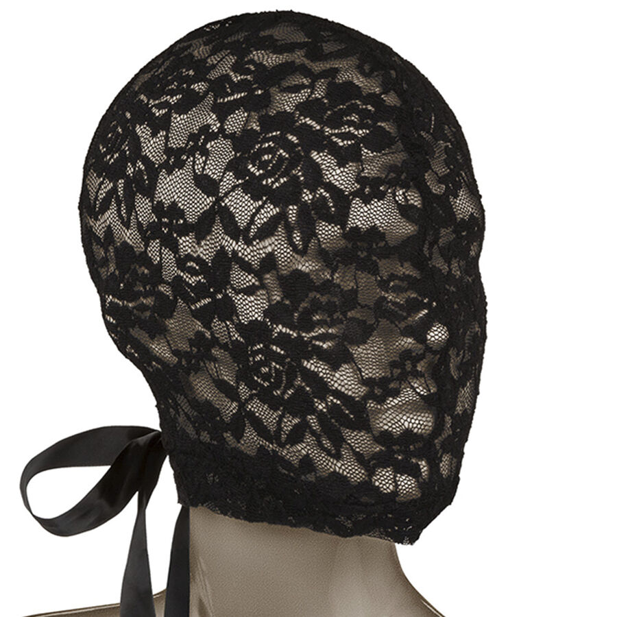 CALEXOTICS - SCANDAL BLACK LACE BALALAVA WITH BOW - Image 2