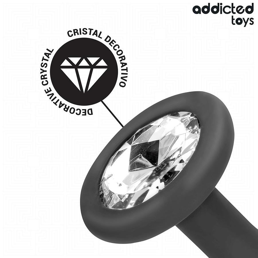 ADDICTED TOYS - SET OF 3 ANAL PLUG SILICONE WITH JEWEL - Image 3