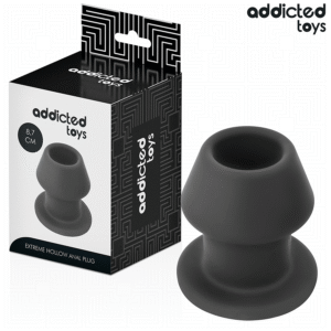 Addicted Toys Extreme Hollow – ihålig analplugg i silikon M, 8,7 cm