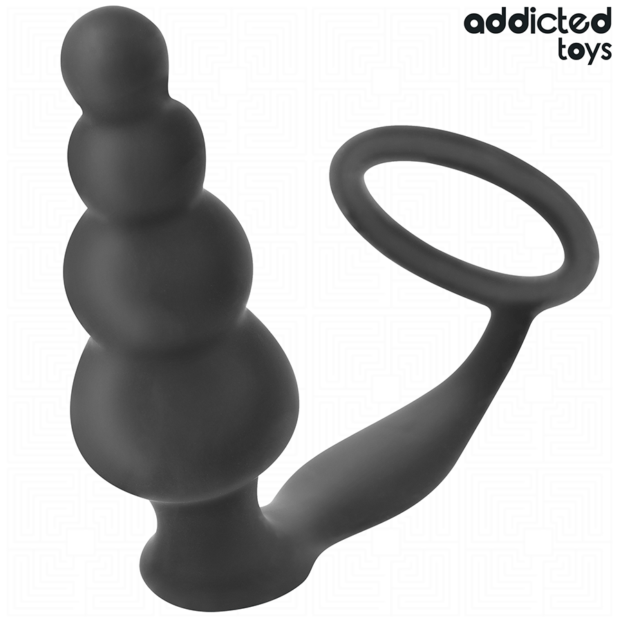 ADDICTED TOYS - ANAL PLUG WITH RING SILICONE MODEL 5 - Image 2