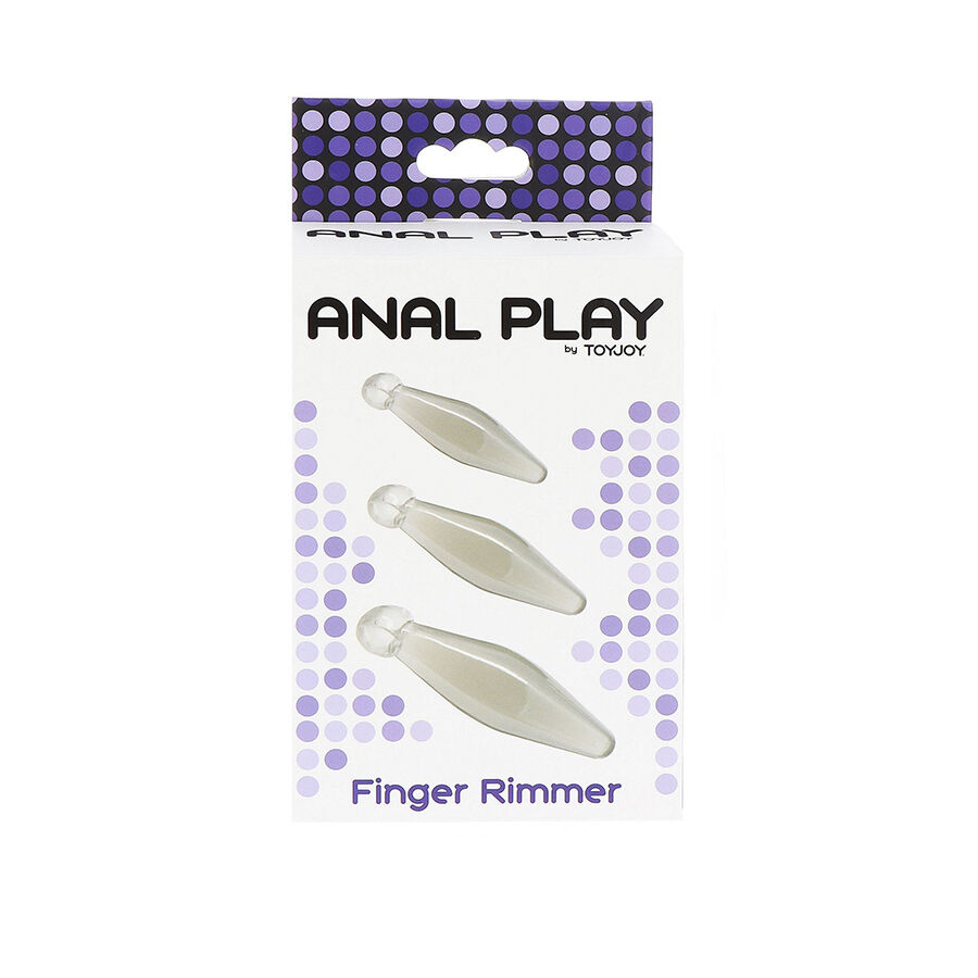 TOYJOY - ANAL PLAY 3-PIECE TRANSPARENT FINGER RIMMER - Image 3