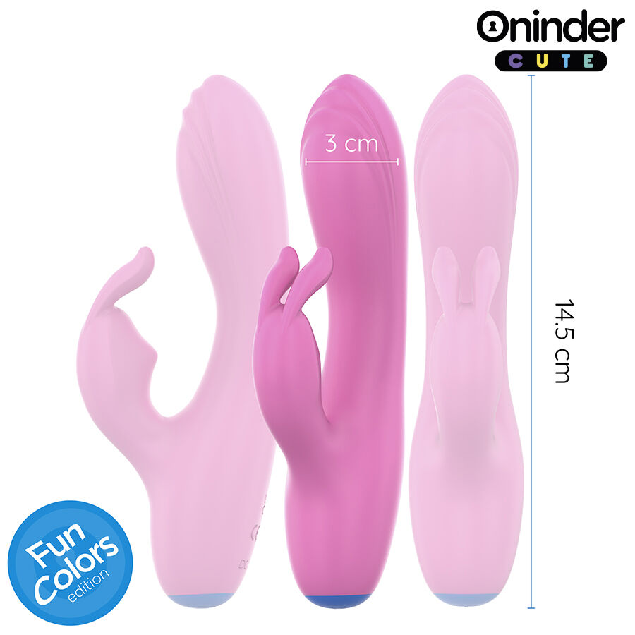 ONINDER CUTE - LOVE BUNNY VIBRATOR G-SPOT CLITORIS - FREE WORLDWIDE APP - Bild 3