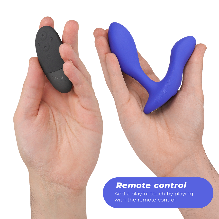 WE-VIBE - VECTOR+ BLUE PROSTATE MASSAGER - Image 3