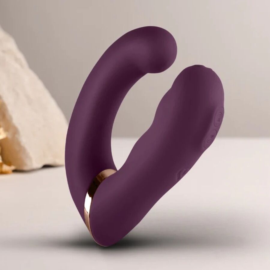 ROCKS-OFF - GEMINI DUAL VIBRATOR G-SPOT CLITORIS STIMULATOR PURPLE - Image 3
