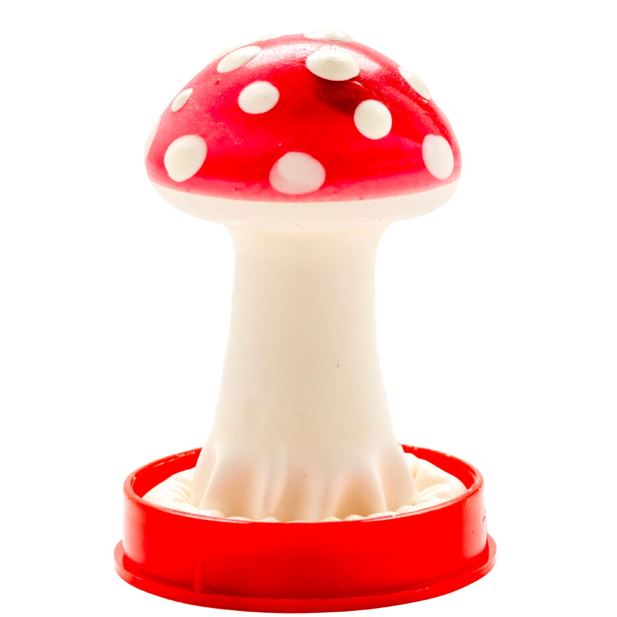 CONDOMERIE - HANDPAINTED NOVELTY CONDOMS TOADSTOOL MODEL 1 - Image 3