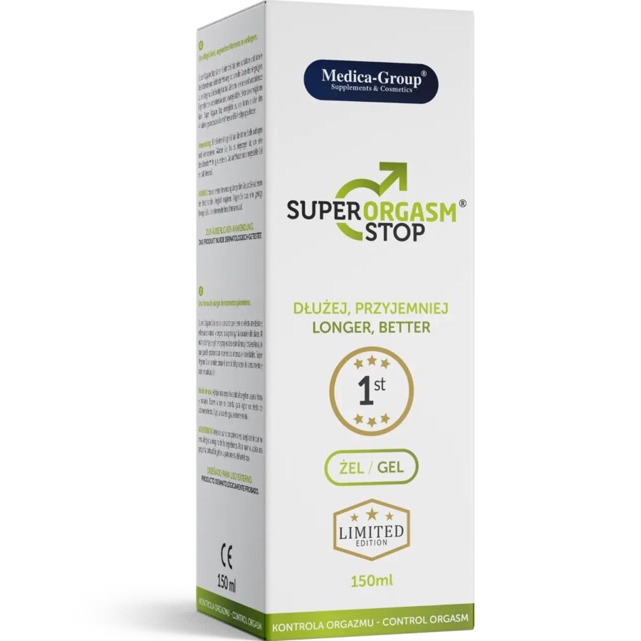 MEDICA GROUP - SUPER ORGASM STOP INTIMATE GEL FOR MEN 150 ML - Image 2
