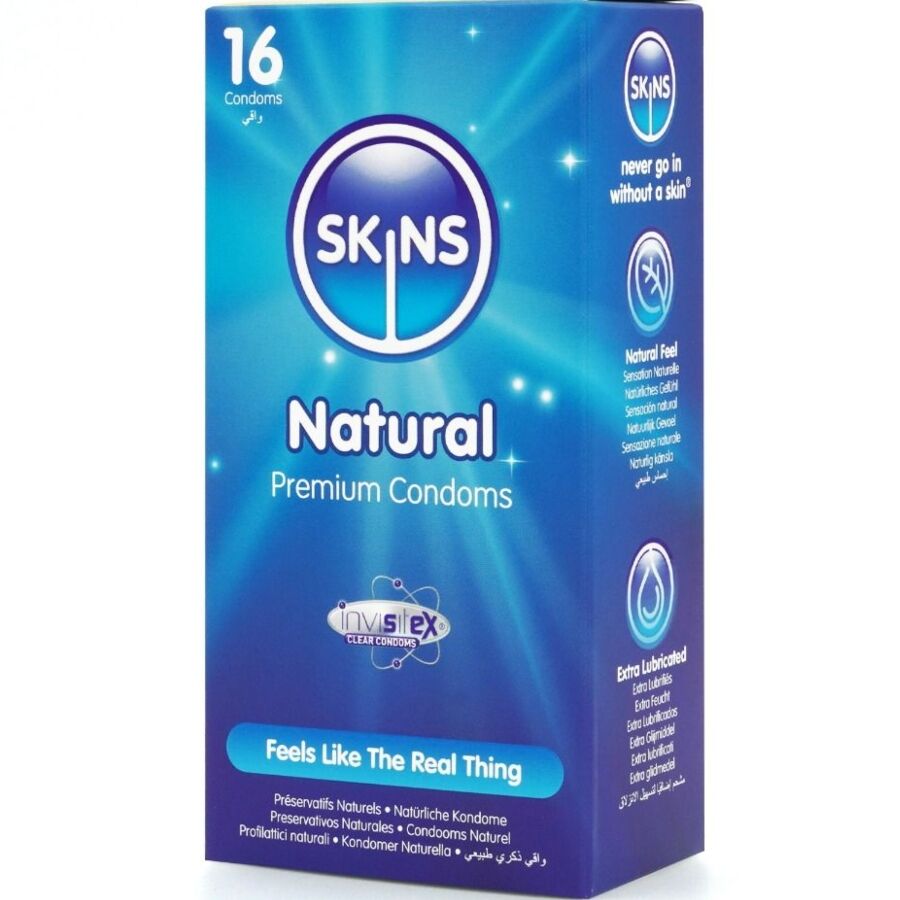 SKINS - NATURAL PREMIUM CONDOMS PACK 16 - Image 2