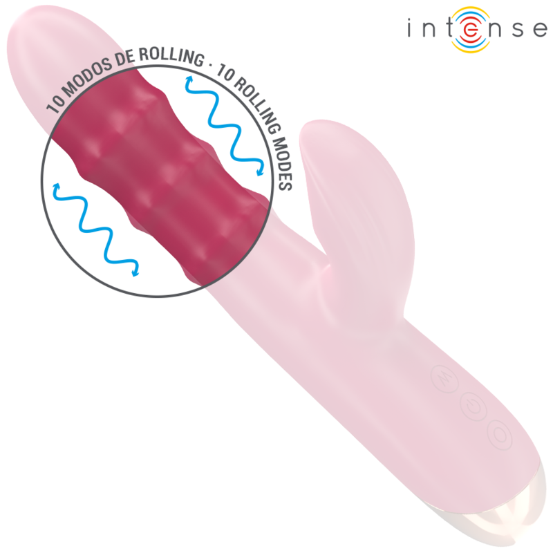 INTENSE - CHLOE MULTIFUNCTION VIBRATOR 3 IN 1 RED - Image 3