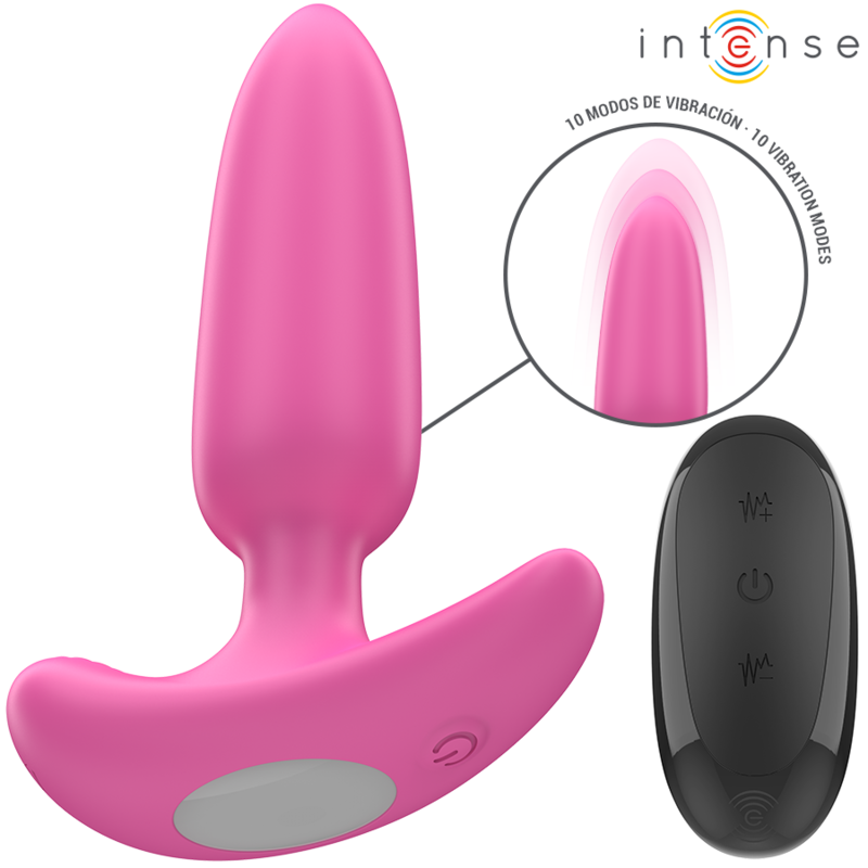 INTENSE - ROSS ANAL PLUG 10 VIBRATIONS PINK REMOTE CONTROL - Image 2