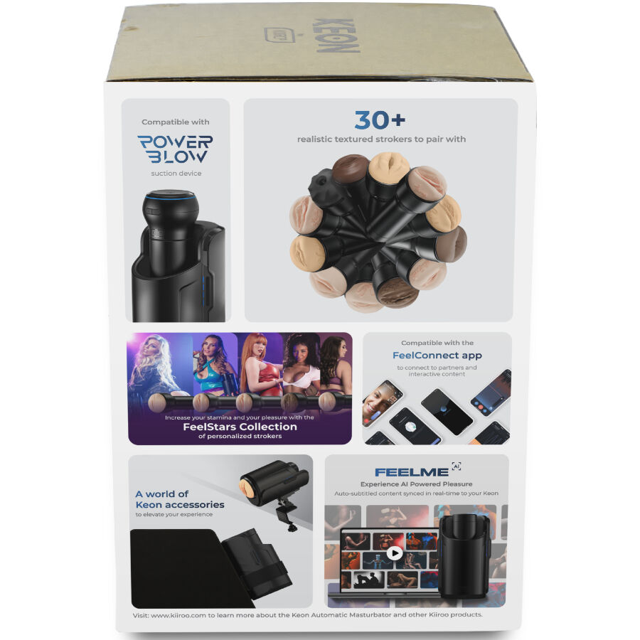 KIIROO - KEON WIFI COMBO AUTOMATIC MASTURBATOR + FEEL STROKER - Image 3