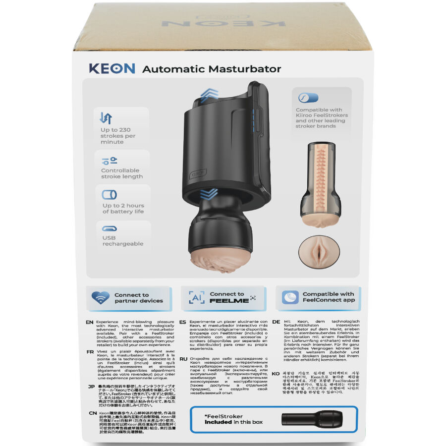 KIIROO - KEON WIFI COMBO AUTOMATIC MASTURBATOR + FEEL STROKER - Image 2