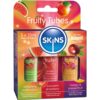 Skins Fruity Lubes Kit – smaksatt vattenbaserat glidmedel, 3 × 12 ml – produktbild 1