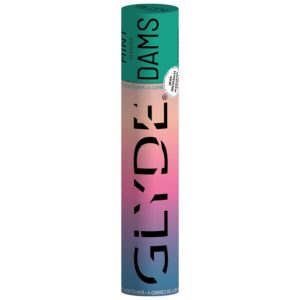 Sheer Glyde Dams – latexbarriär för oralsex, mint, 4-pack