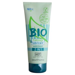 HOT - BIO MASSAGE LUBRICANT WATER-BASED 2 IN 1 200 ML