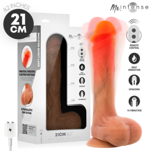 Mr Intense Bradley – värmande vibrator med fjärrkontroll 21 cm