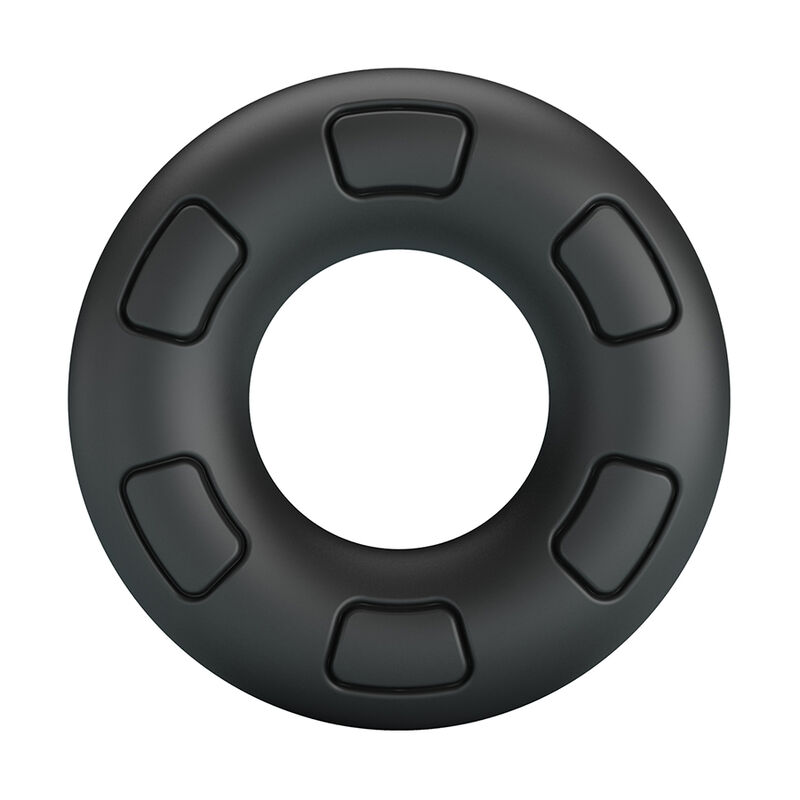 CRAZY BULL - BERTRAM SUPER SOFT SILICONE COCK RING BLACK - Bild 2