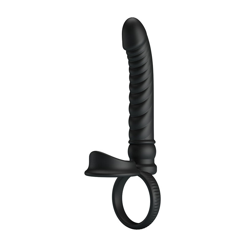 PRETTY LOVE - MERRITT ANAL VIBRATOR WITH RING AND VIBRATION BLACK - Bild 3
