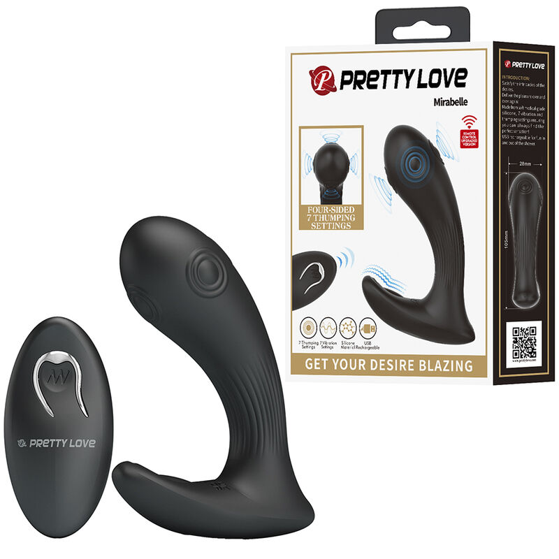 Alternative view of PRETTY LOVE - MIRABELLE PROSTATE VIBRATOR WITH REMOTE CONTROL
