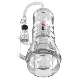 PDX Elite Viewtube Vac XXL – transparent masturbator med pump 27,3 cm