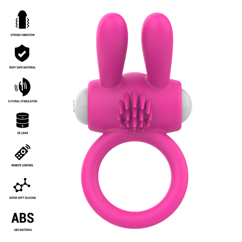 En alternativ syn på INTENSE - HOPPS VIBRATING PENIS RING WITH CLITORAL STIMULATION PINK