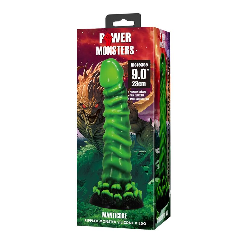 POWER MONSTERS - MANTICORE FANTASY SILICONE DILDO 23 CM Ø 5 CM - Image 3