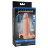 Fantasy X-Tensions – vibrerande penisförlängare 5 cm, beige