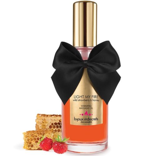 BIJOUX - MASSAGE OIL HEAT EFFECT STRAWBERRY AROMA - Image 2