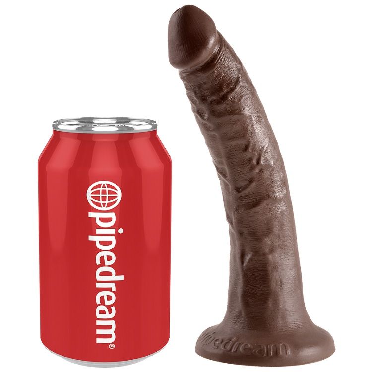 KING COCK - 7 DILDO CHOCOLATE 17.8 CM - Bild 3