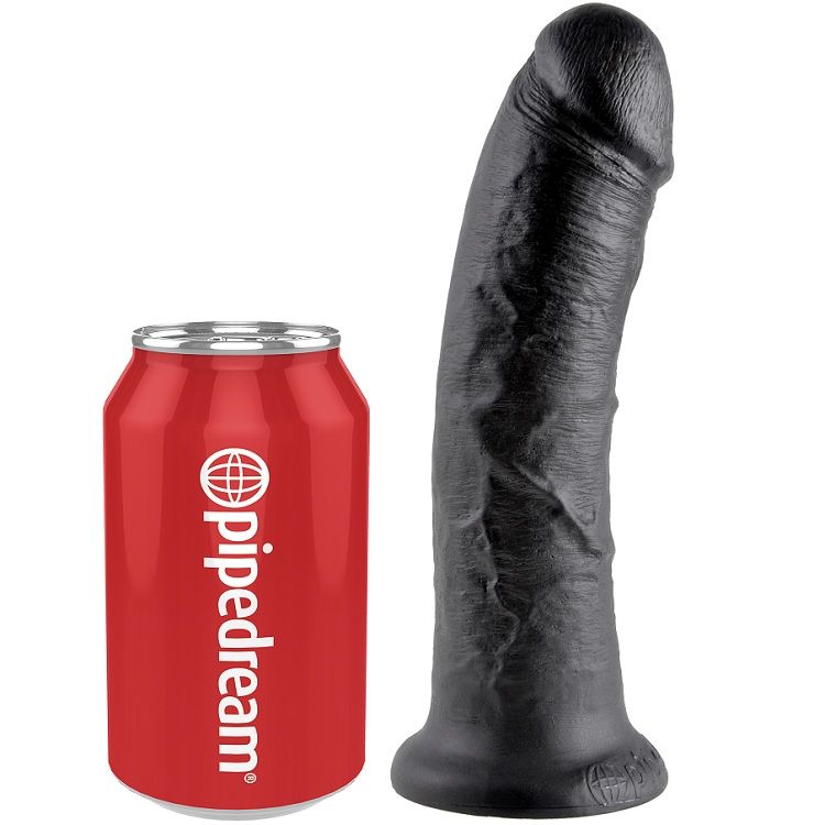 KING COCK - 8 DILDO BLACK 20.3 CM - Image 2