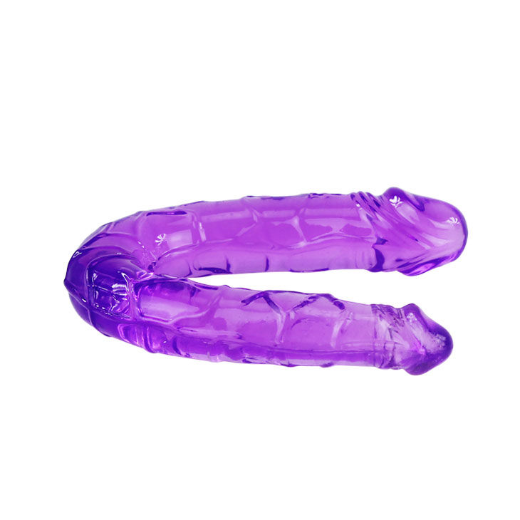 BAILE - DOUBLE DILDO IN LILAC FLEXIBLE JELLY - Image 2