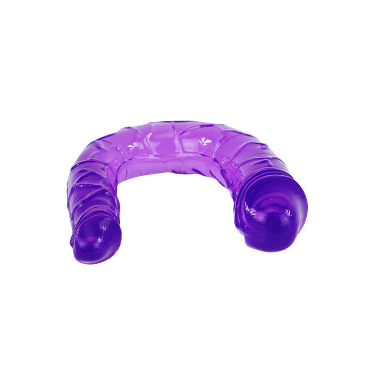 BAILE - DOUBLE DILDO IN LILAC FLEXIBLE JELLY - Image 3