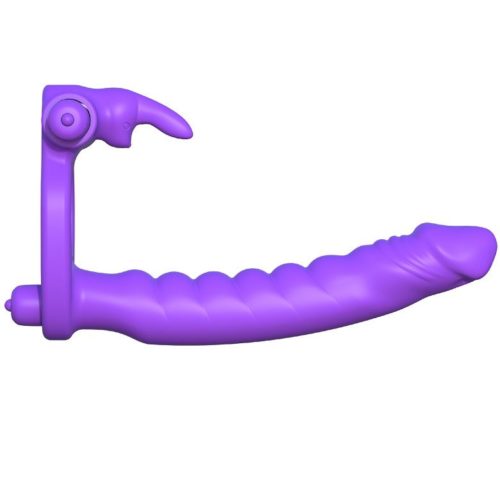 FANTASY C-RINGZ - SILICONE DOUBLE VIBRATOR RABBIT - Bild 2