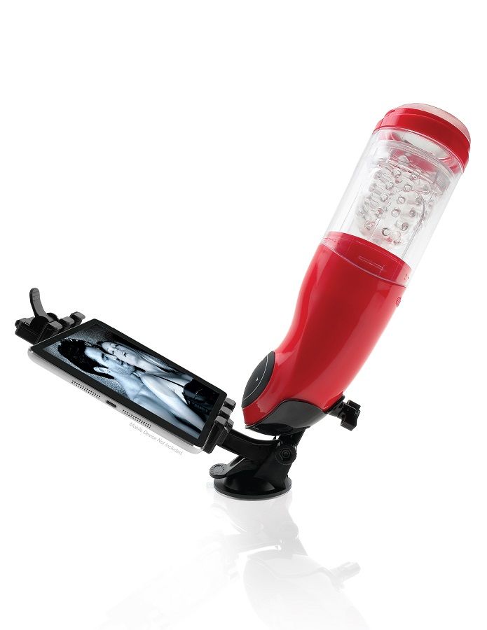 EXTREME TOYZ - PDX MEGA BATOR USB MALE MASTURBATOR MOUTH RED - Image 3