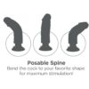 KING COCK - 20.3 CM VIBRATING COCK WITH BALLS FLESH - Image 5