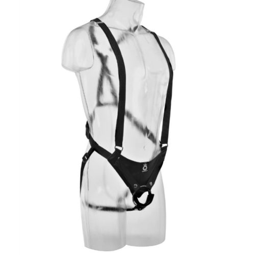 KING COCK - 30.5 CM HOLLOW STRAP-ON SUSPENDER SYSTEM - FLESH - Bild 5